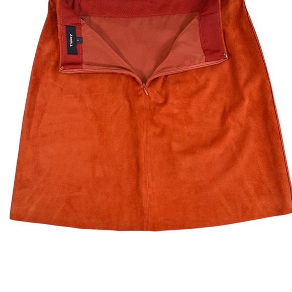 Theory 100% Lamb Leather Suede Mini Skirt. Size 0 - Picture 9 of 11